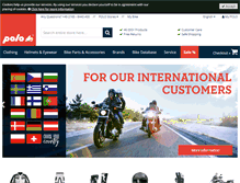 Tablet Screenshot of polo-motorrad.com